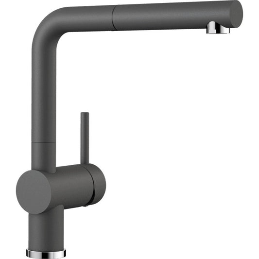 Blanco LINUS-S Kitchen Single-Lever Sink Mixer 花崗岩外觀岩石灰色 - SILGRANIT-LOOK rock grey 518813