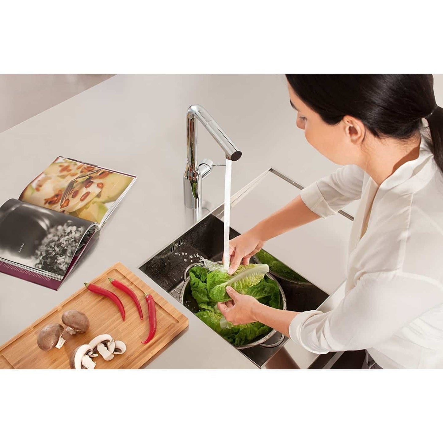 Grohe Essence Kitchen Single-Lever Sink Mixer-2