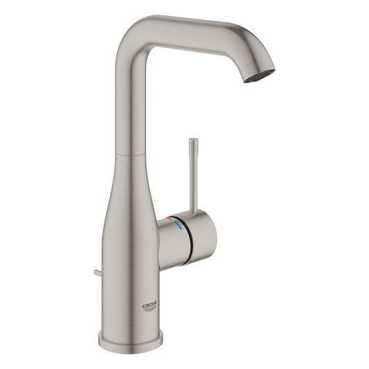 Grohe Essence L Bathroom Single-Lever Basin Mixer L-Size 超鋼 - Supersteel 32628DC1
