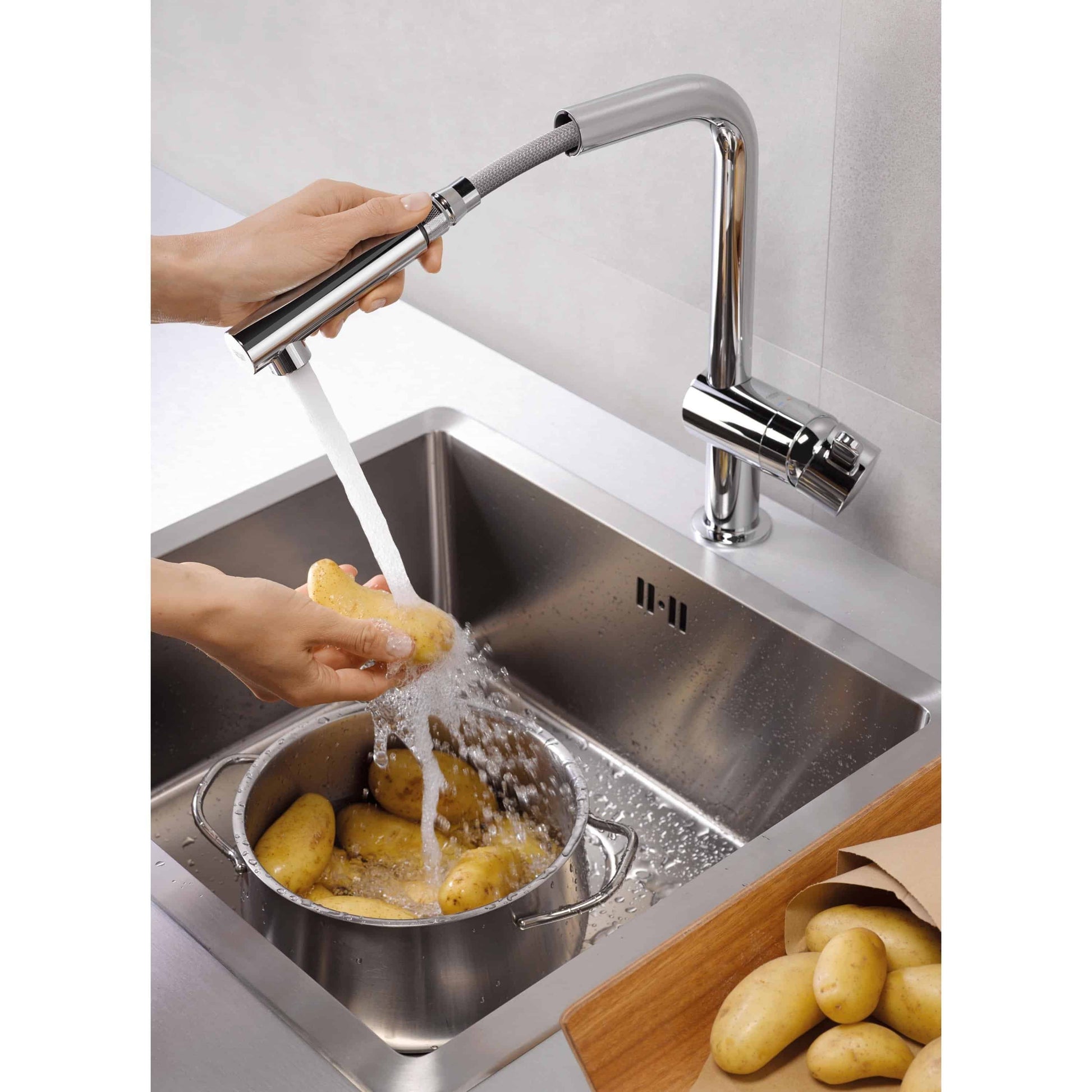 Grohe Minta L Kitchen Single-Lever Sink Mixer L-Shaped-2