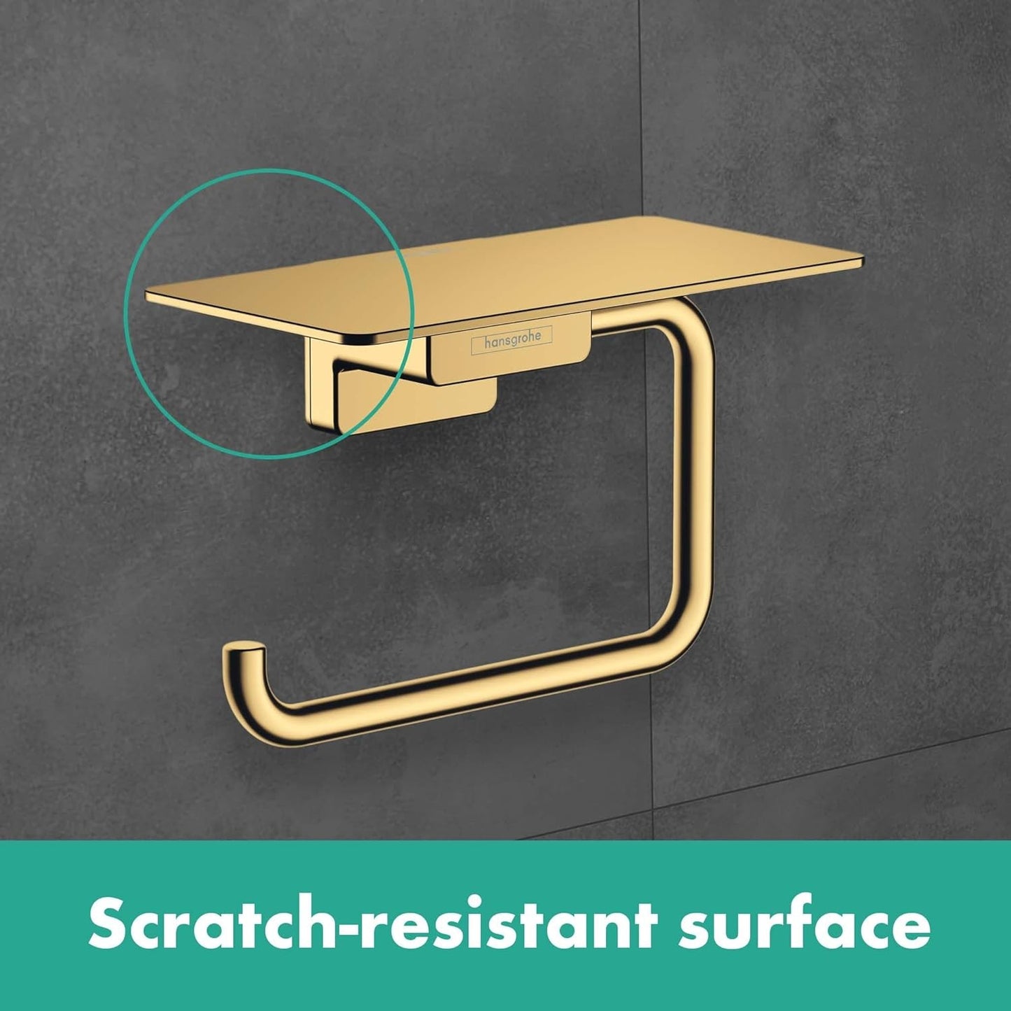 hansgrohe 艾世多 AddStoris 廁紙架 Toilet Paper Holder