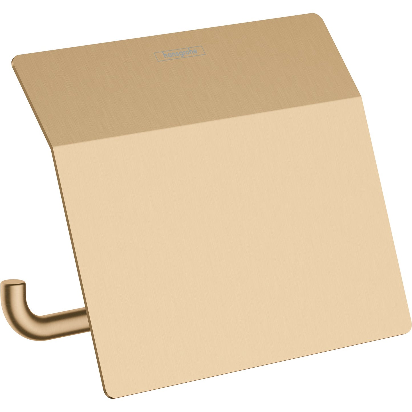 hansgrohe 艾世多 AddStoris 廁紙架 Toilet Paper Holder 博雅金 Brushed Bronze · 附蓋 with lid 41753140