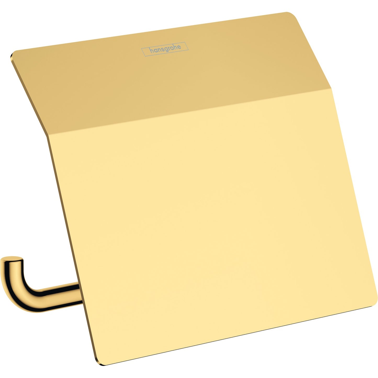 hansgrohe 艾世多 AddStoris 廁紙架 Toilet Paper Holder 奢華金 Polished Gold Optic · 附蓋 with lid 41753990