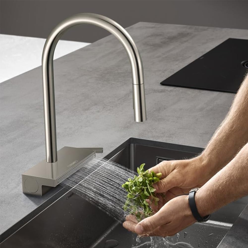 hansgrohe Aquno Select M81 170 Single Lever Kitchen Mixer 170, pull-ou-5