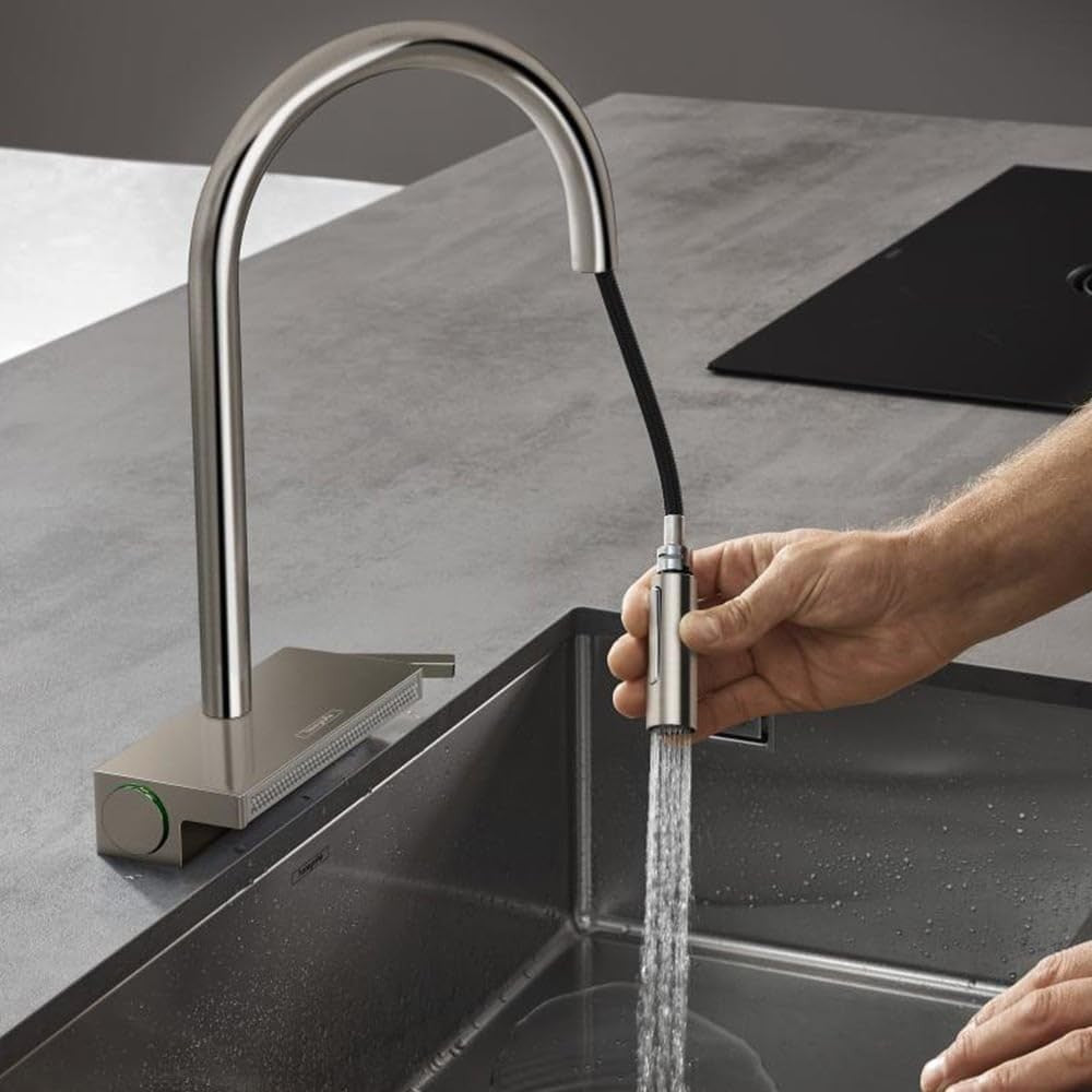 hansgrohe Aquno Select M81 170 Single Lever Kitchen Mixer 170, pull-ou-6