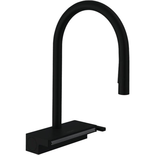hansgrohe Aquno Select M81 170 Single Lever Kitchen Mixer 摩登黑 - Matt Black
