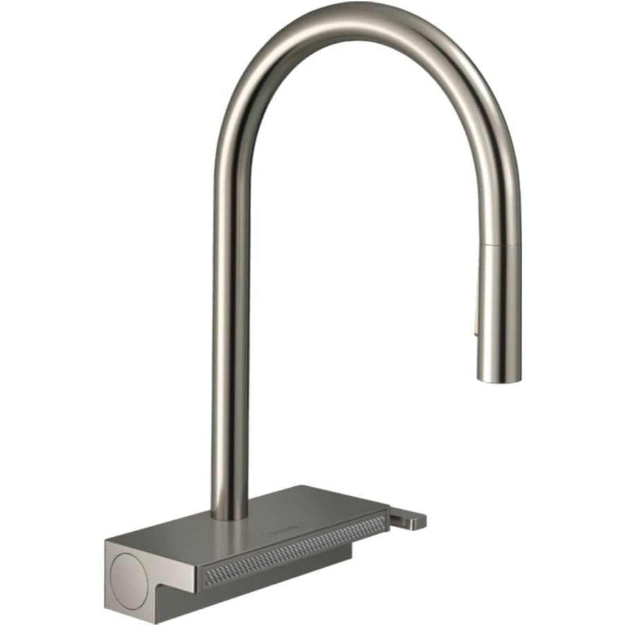 hansgrohe Aquno Select M81 170 Single Lever Kitchen Mixer 不銹鋼拋光 - Stainless steel finish