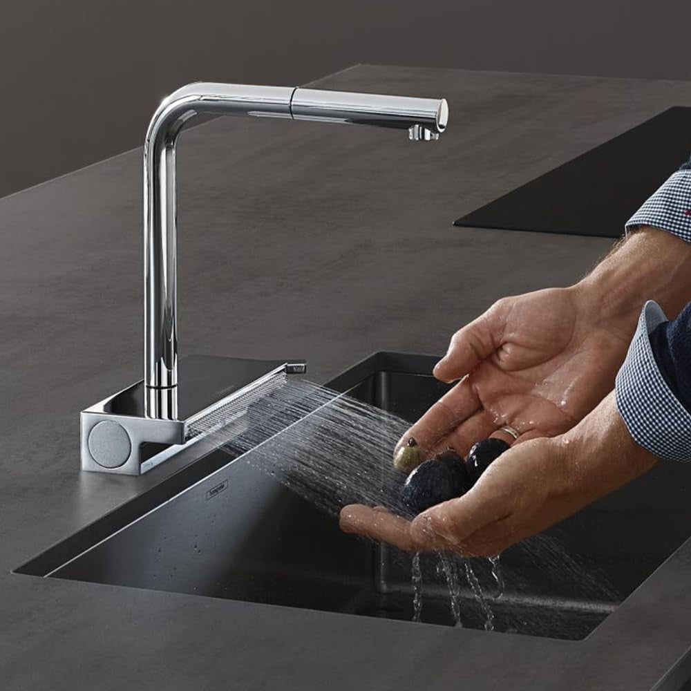 hansgrohe Aquno Select M81 250 Single Lever Kitchen Mixer 250, pull-ou-2