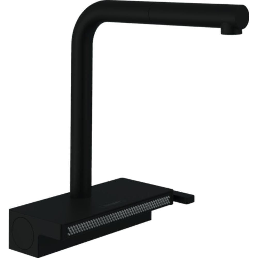 hansgrohe Aquno Select M81 250 Single Lever Kitchen Mixer 250, pull-ou 摩登黑 - Matt Black Yes 73830670