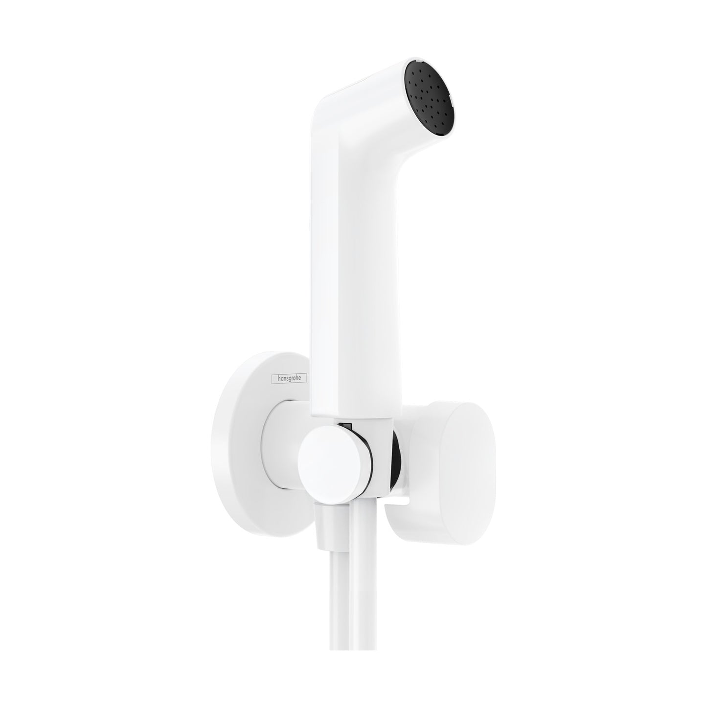hansgrohe Bidette S 潔身噴槍套裝 Bidet Hand Shower Set with Shut-Off Valve & Hose 圓形 Round · 前衛白 Matt White 29230700