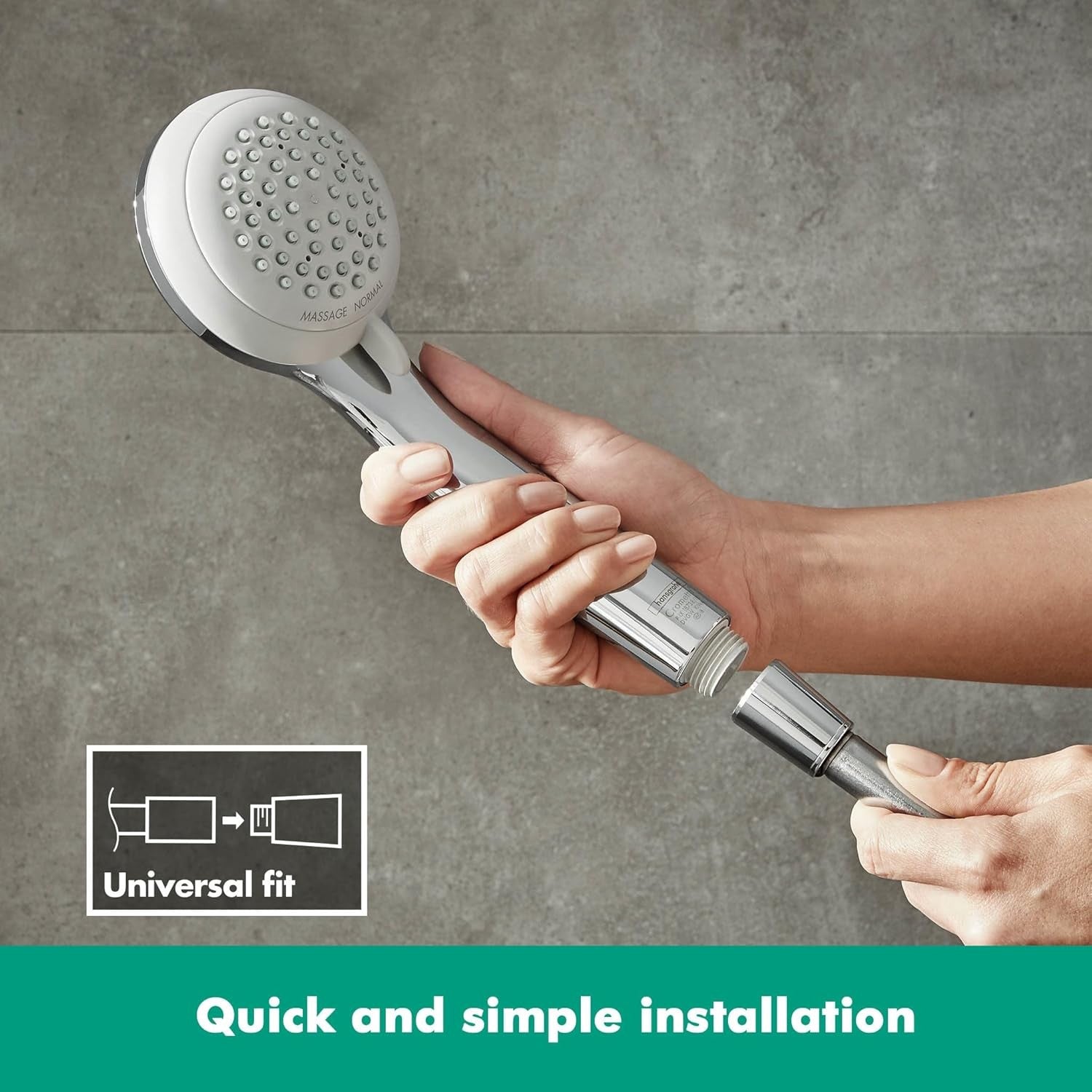 hansgrohe 柯洛梅達 Crometta 85 手持花灑 85 mm 兩種出水