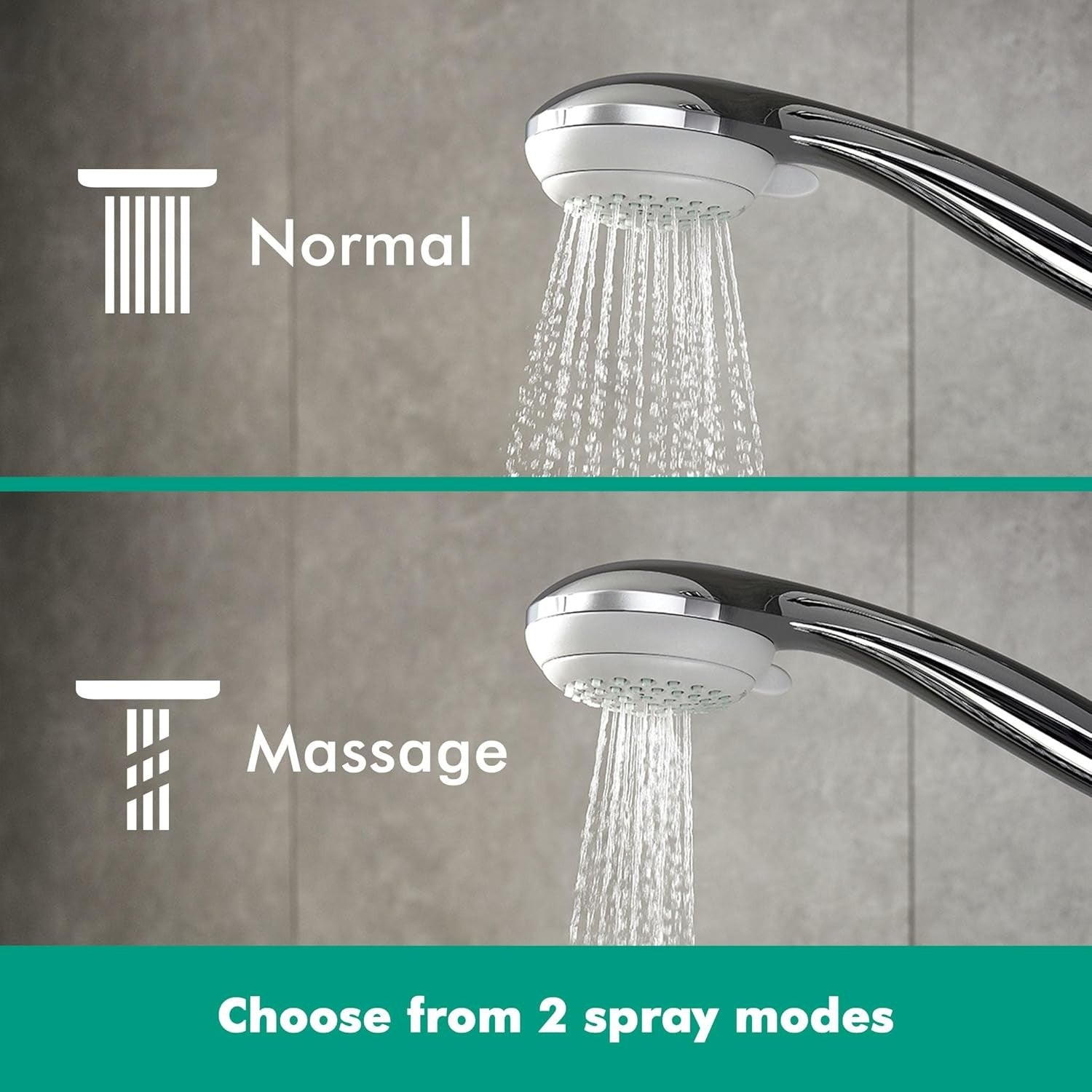 hansgrohe 柯洛梅達 Crometta 85 手持花灑 85 mm 兩種出水