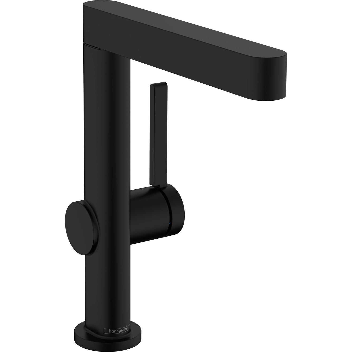 hansgrohe Finoris 浴室單把手面盆龍頭 230 附抽拉式噴頭 (2Jet) 及 Push-Open 落水器 Single-Lever Basin Mixer 230 with Pull-Out Spray (2Jet) and Push-Open Waste 配備 Push-Open 排水組件 / 可旋轉 with Push-Open waste set / swivel spout · 摩登黑 - Matt Black 76060670