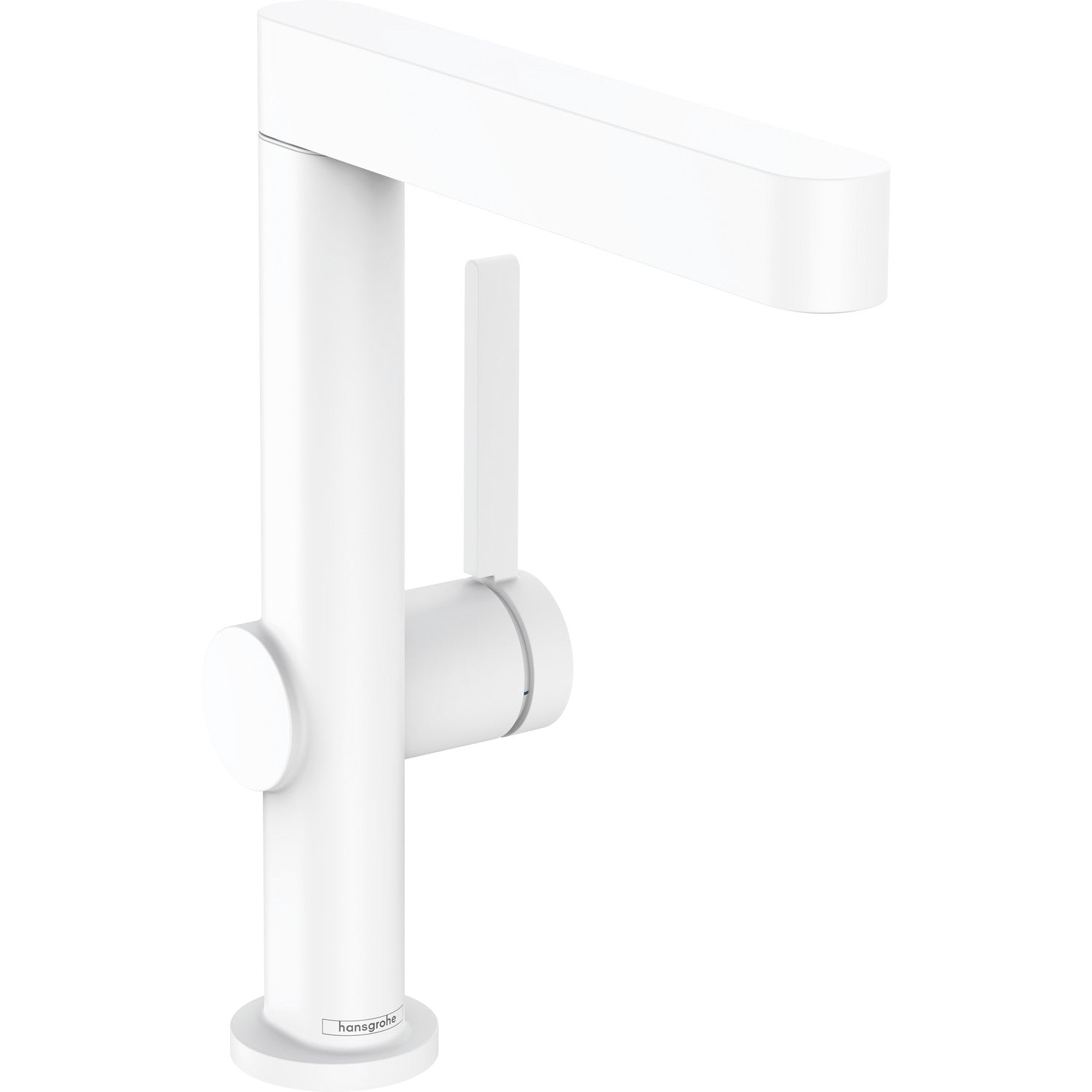 hansgrohe Finoris 浴室單把手面盆龍頭 230 附抽拉式噴頭 (2Jet) 及 Push-Open 落水器 Single-Lever Basin Mixer 230 with Pull-Out Spray (2Jet) and Push-Open Waste 配備 Push-Open 排水組件 / 可旋轉 with Push-Open waste set / swivel spout · 前衛白 Matt White 76060700