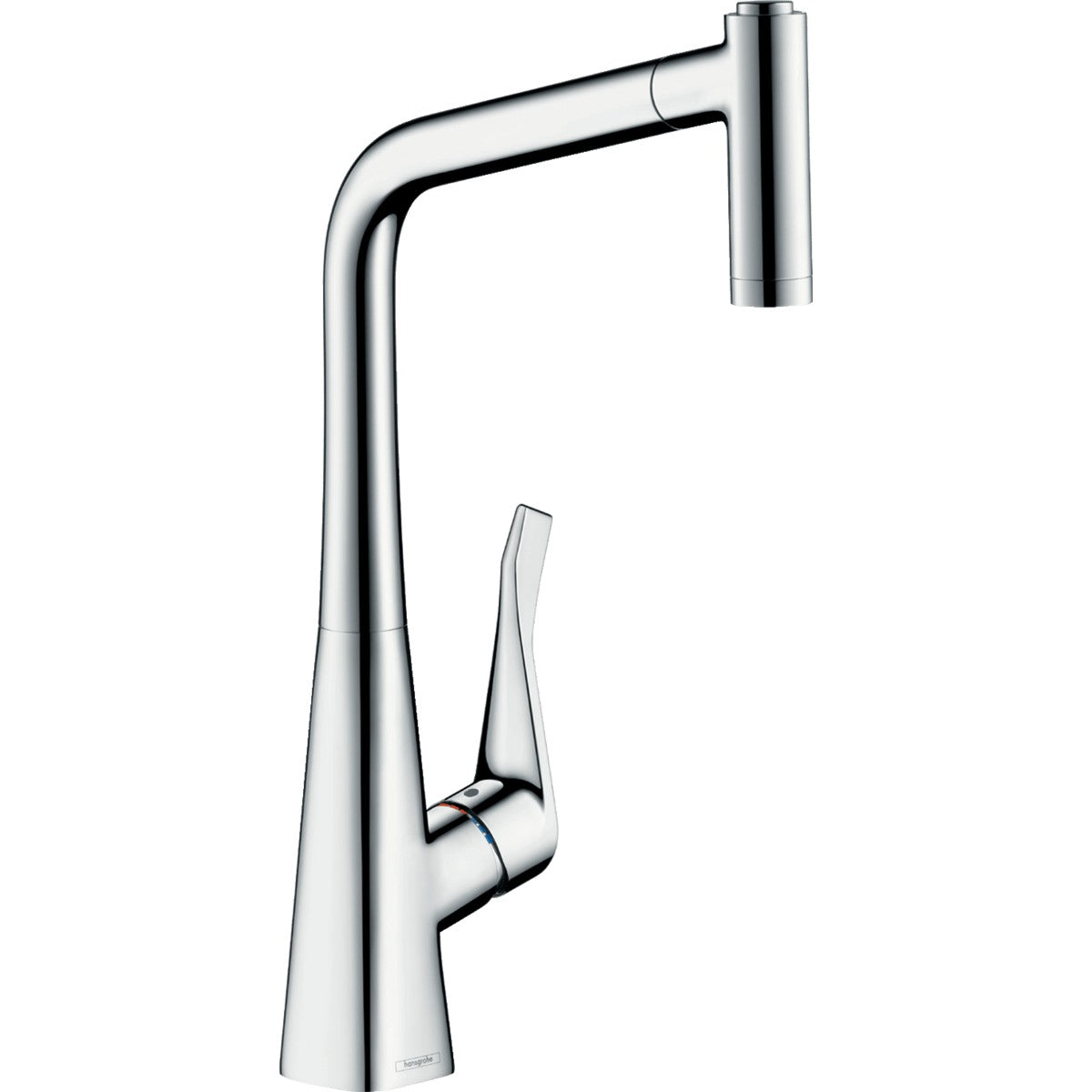 hansgrohe Metris M71 320 Single Lever Kitchen Mixer 320, Pull-Out Spra 鍍鉻 - Chrome 14820000