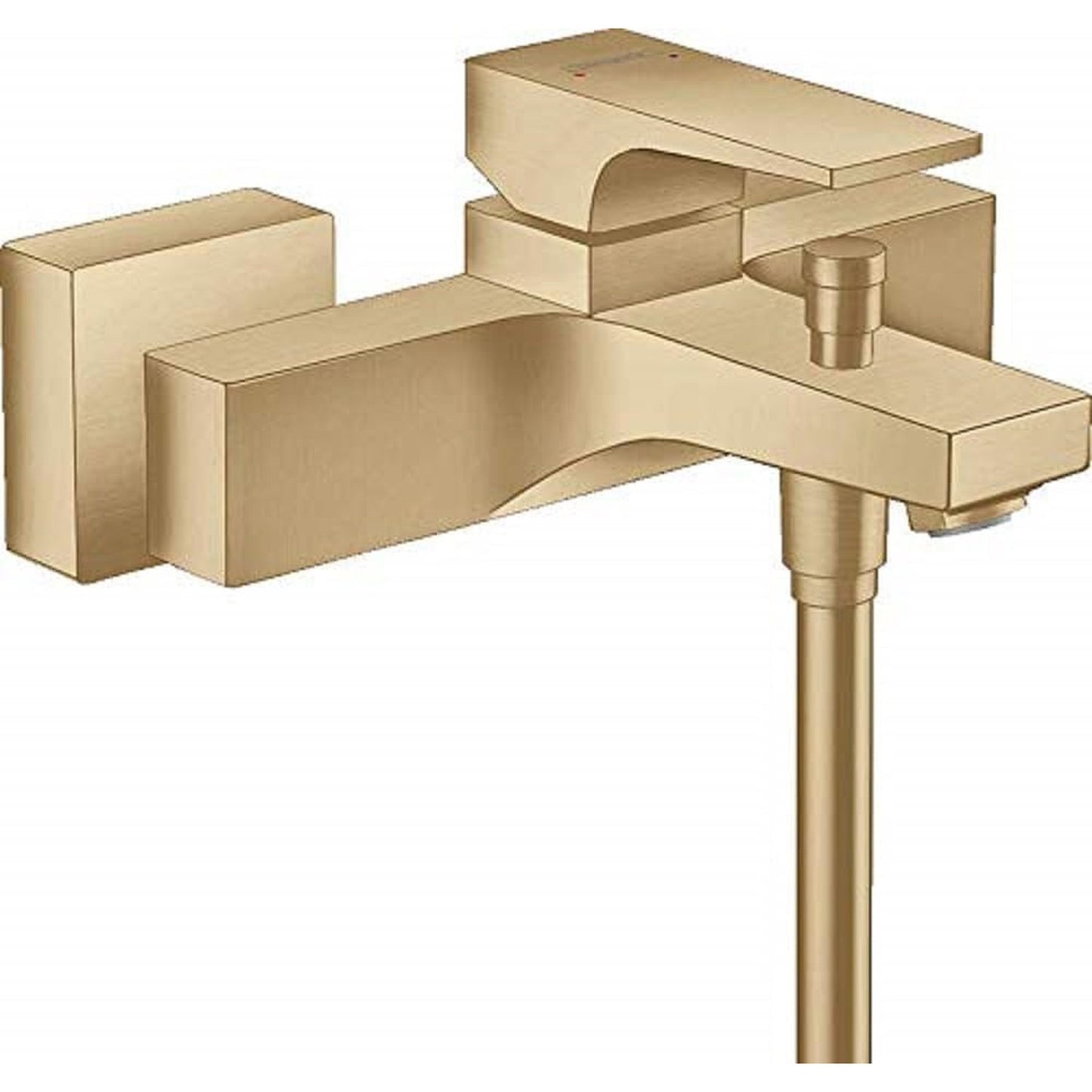 hansgrohe Metropol 浴室單把手浴缸龍頭 Bathroom Single Lever Bath Mixer With Lever Handle 博雅金 Brushed Bronze · 實心手柄 Lever handle 32540140