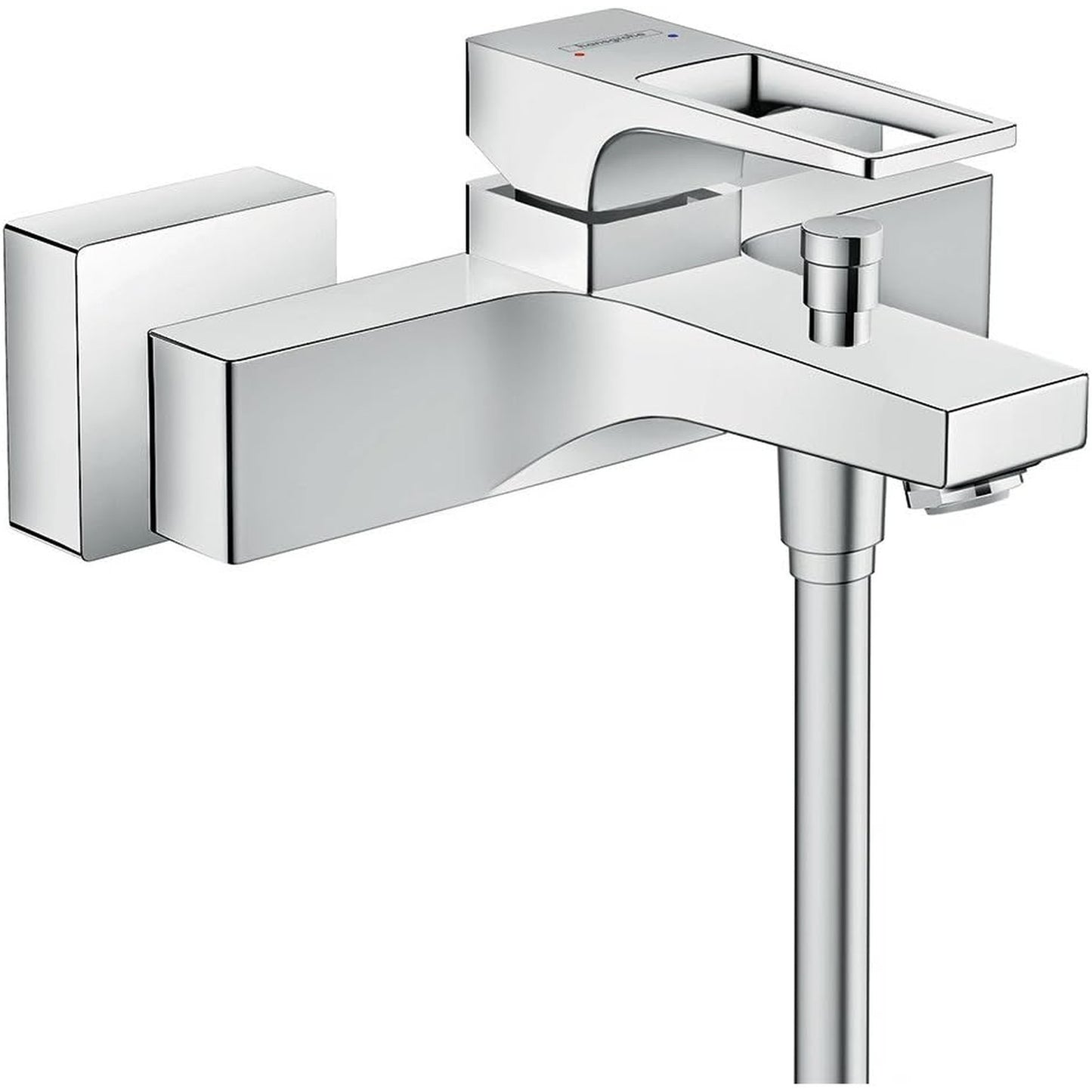 hansgrohe Metropol 浴室單把手浴缸龍頭 Bathroom Single Lever Bath Mixer With Lever Handle 鍍鉻 - Chrome · 空心手柄 Loop handle 74540000
