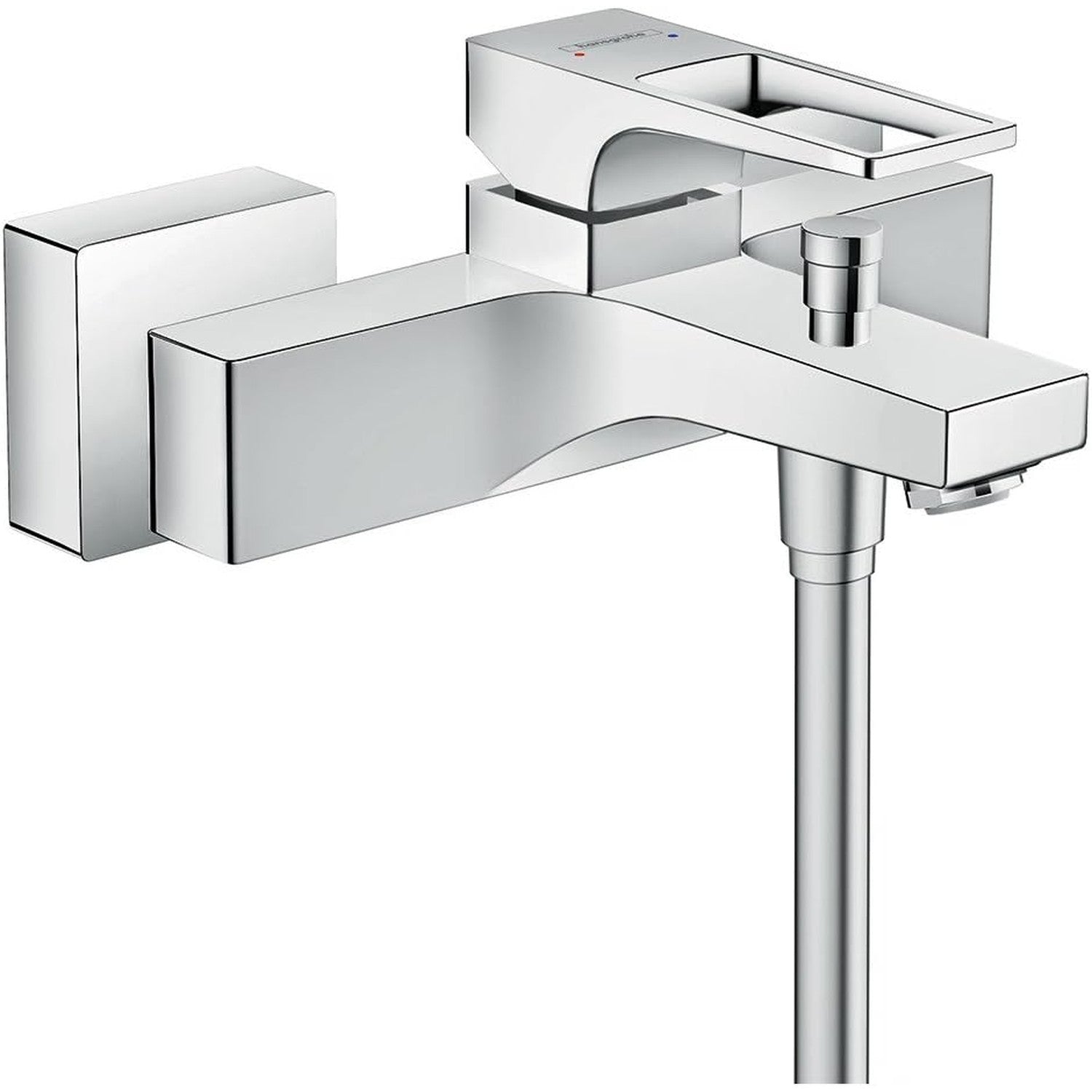 hansgrohe Metropol 浴室單把手浴缸龍頭 Bathroom Single Lever Bath Mixer With Lever Handle 鍍鉻 - Chrome · 空心手柄 Loop handle 74540000