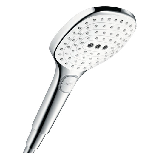 hansgrohe Raindance Select E 120 Bathroom Hand Shower 120 3jet 白色/鍍鉻 White/Chrome no ecoSmart 26520400