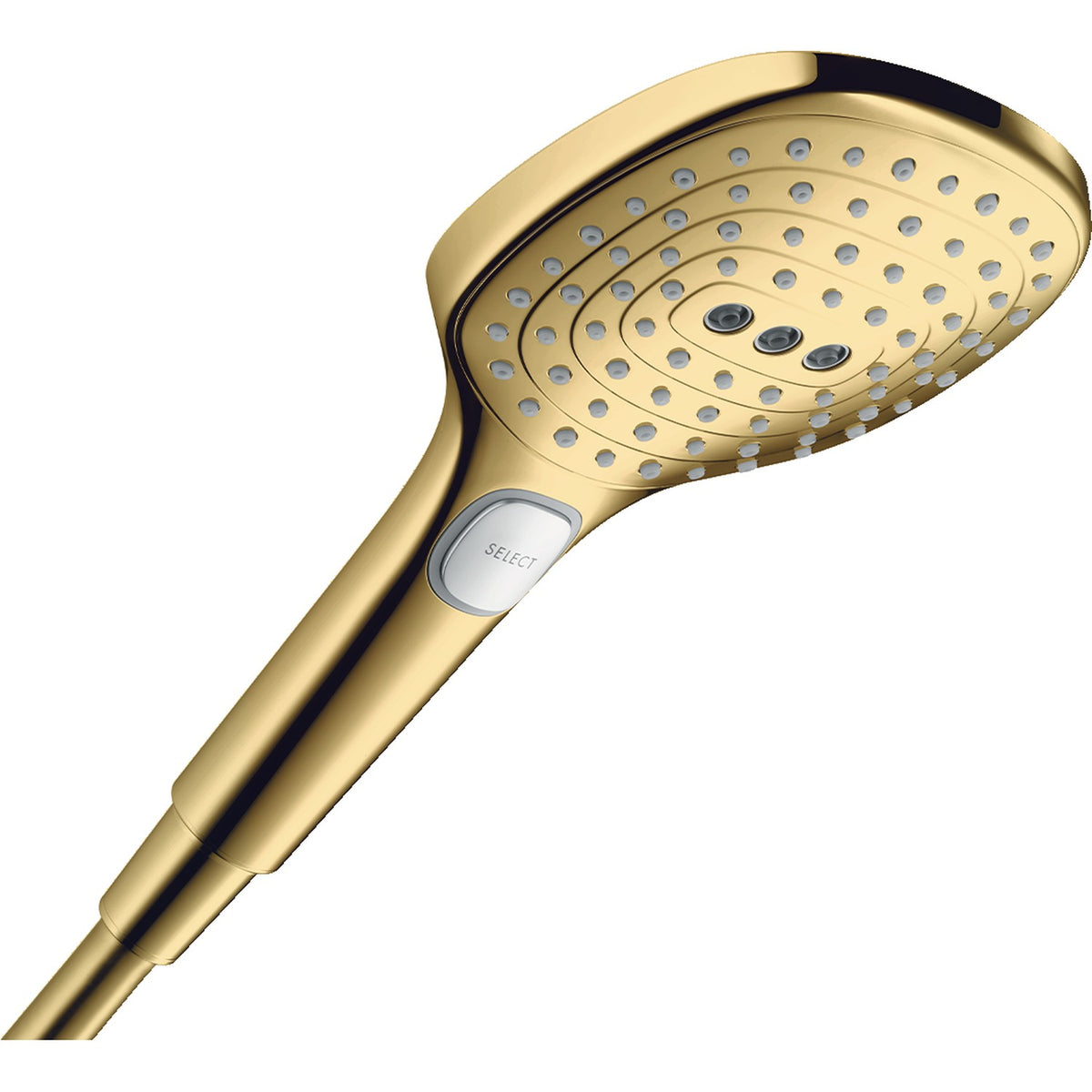 hansgrohe Raindance Select E 浴室手持花灑 120 Bathroom Hand Shower 120 3jet 奢華金 Polished Gold Optic · no ecoSmart 26520990