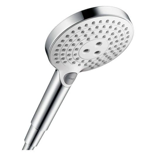 hansgrohe Raindance Select S 120 3 Bathroom Hand Shower 120 3jet 白色/鍍鉻 White/Chrome no ecoSmart 26530400