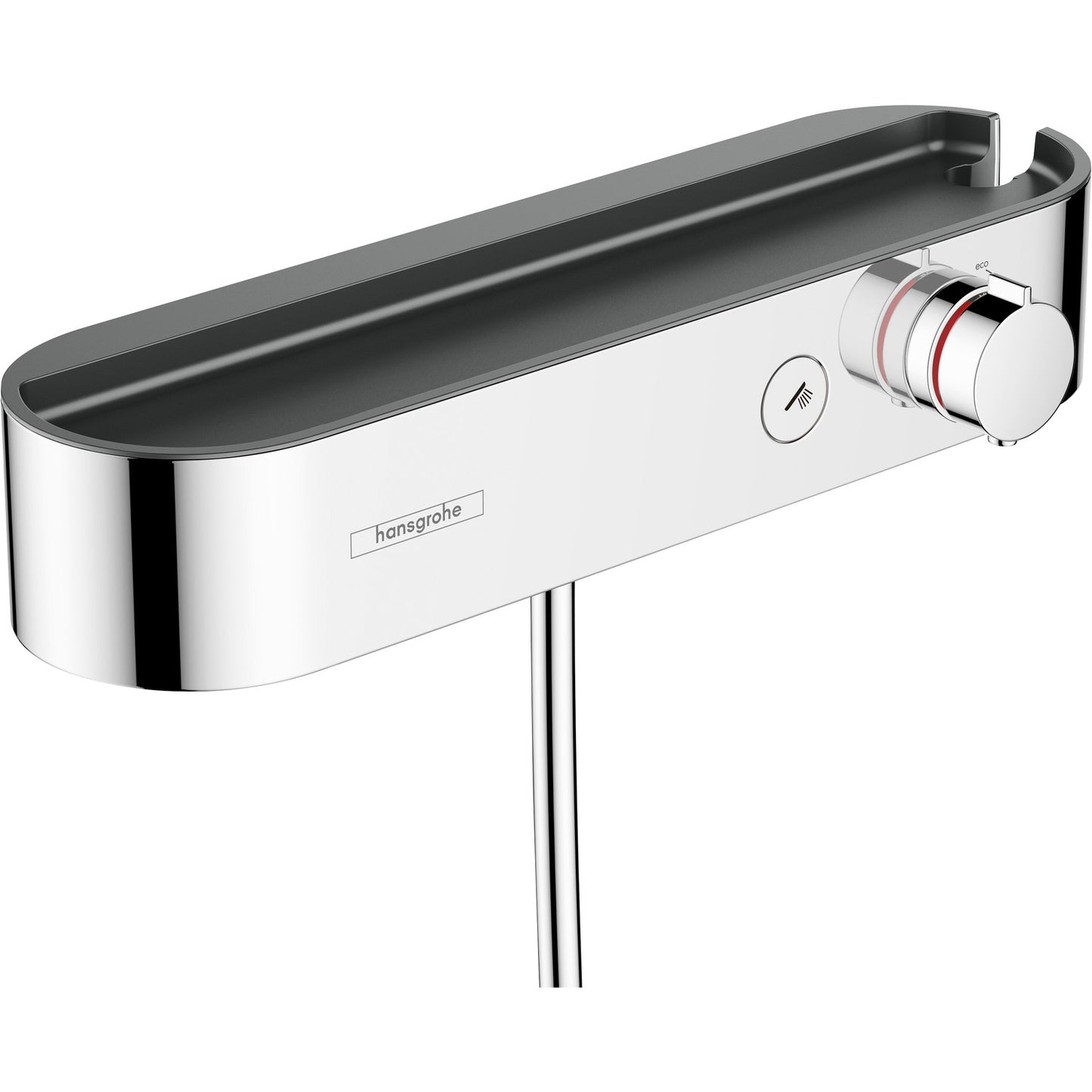 hansgrohe ShowerTablet Select 恆溫淋浴龍頭 表面安裝 Cool Contact 單功能淋浴恆溫器 Thermostatic Shower Mixer, Exposed, Cool Contact, 1 Function, Chrome 鍍鉻 - Chrome · 花灑 Shower 24360000