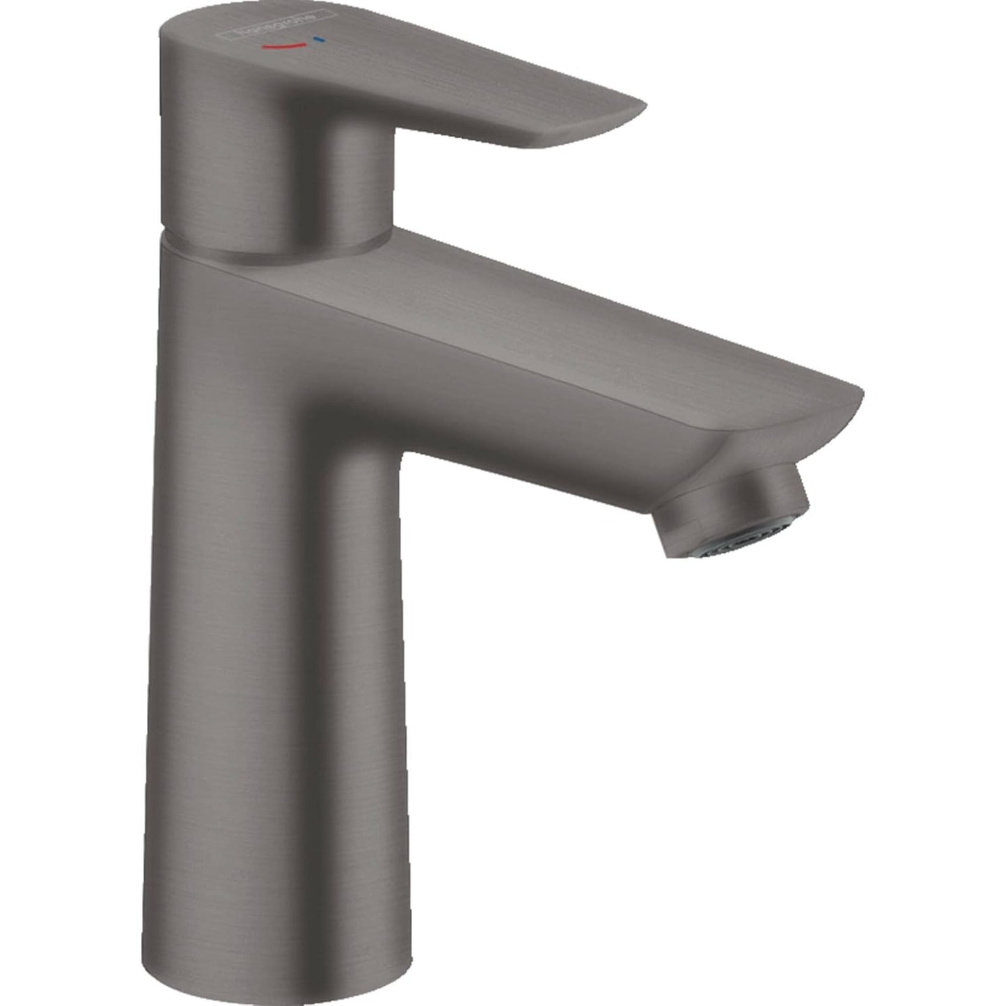 hansgrohe Talis E 浴室單把手面盆龍頭 110帶拉捍落水 Bathroom Single Lever Basin Mixer 110 With Pop-Up Waste Set 睿智黑 Brushed Black Chrome · Without Drain + Eco 71714340