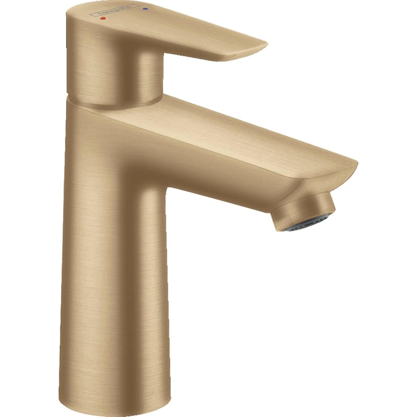 hansgrohe Talis E 浴室單把手面盆龍頭 110帶拉捍落水 Bathroom Single Lever Basin Mixer 110 With Pop-Up Waste Set 博雅金 Brushed Bronze · Without Drain 71712140