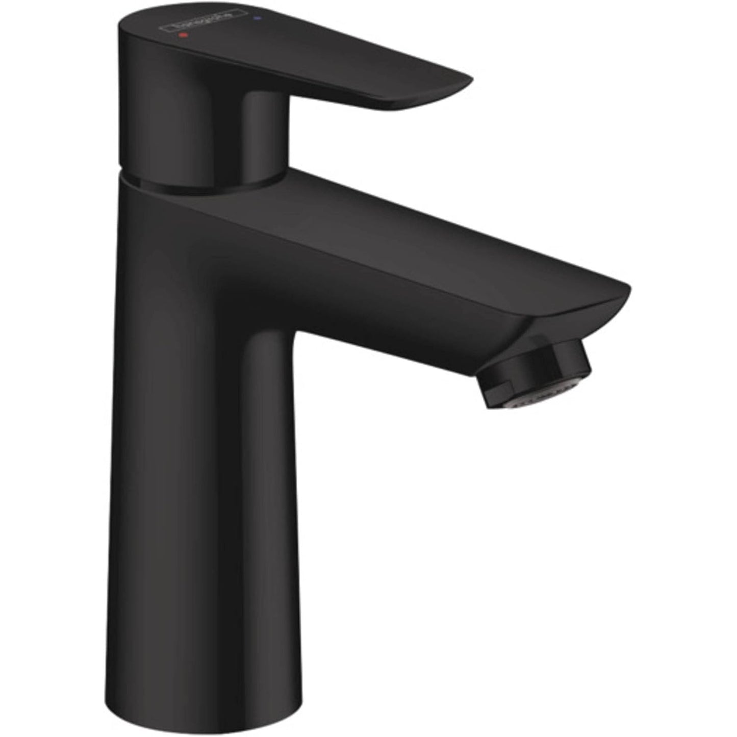 hansgrohe Talis E 浴室單把手面盆龍頭 110帶拉捍落水 Bathroom Single Lever Basin Mixer 110 With Pop-Up Waste Set 摩登黑 - Matt Black · With Pop-up Drain 71710670