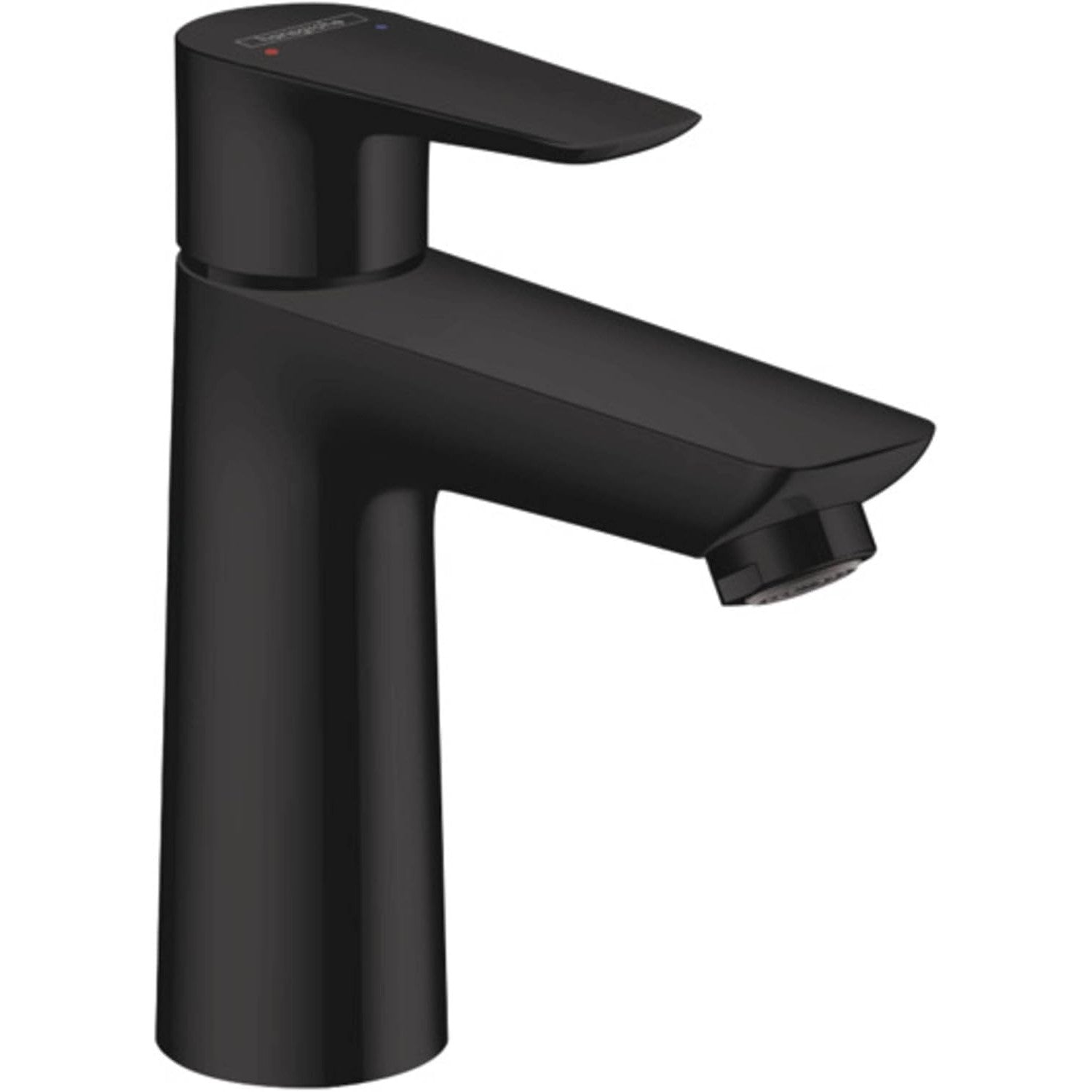 hansgrohe Talis E 浴室單把手面盆龍頭 110帶拉捍落水 Bathroom Single Lever Basin Mixer 110 With Pop-Up Waste Set 摩登黑 - Matt Black · With Pop-up Drain 71710670