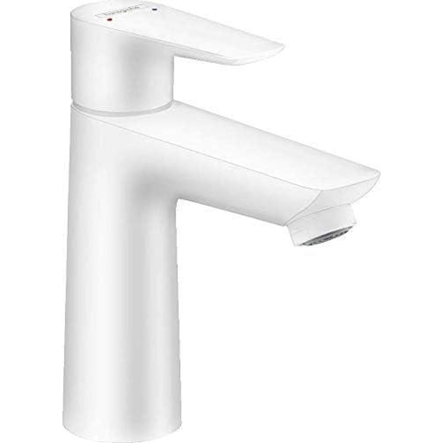 hansgrohe Talis E 浴室單把手面盆龍頭 110帶拉捍落水 Bathroom Single Lever Basin Mixer 110 With Pop-Up Waste Set 前衛白 Matt White · Without Drain 71712700