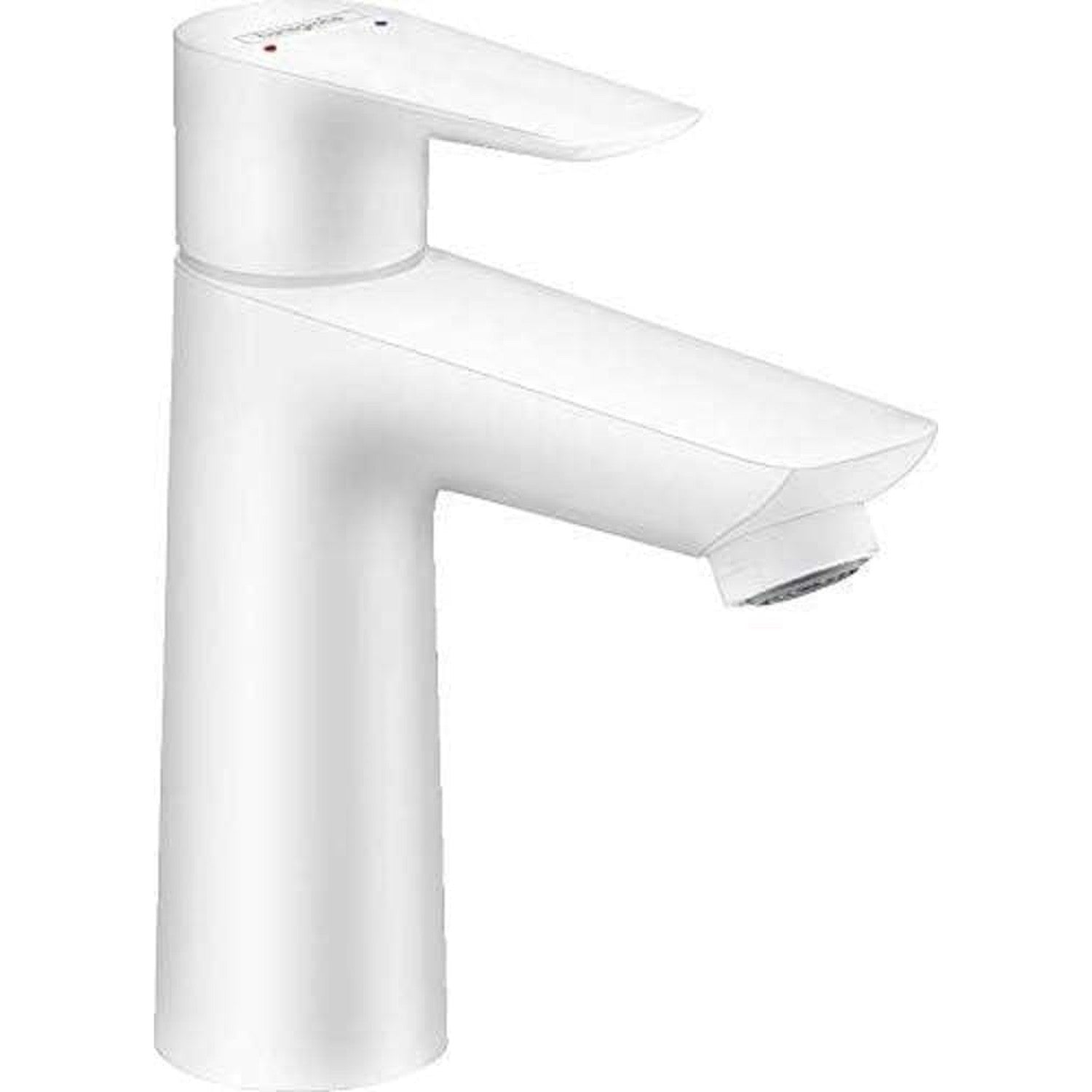 hansgrohe Talis E 浴室單把手面盆龍頭 110帶拉捍落水 Bathroom Single Lever Basin Mixer 110 With Pop-Up Waste Set 前衛白 Matt White · Without Drain 71712700