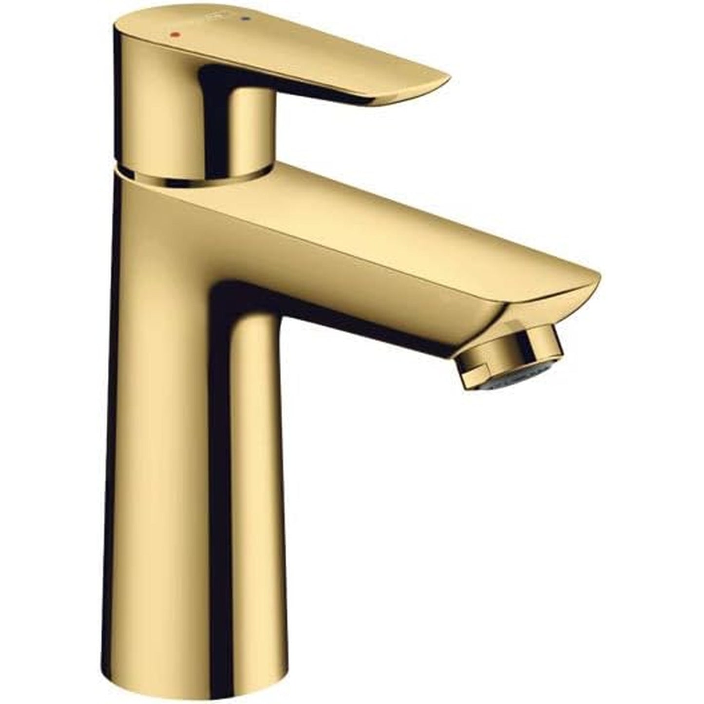 hansgrohe Talis E 浴室單把手面盆龍頭 110帶拉捍落水 Bathroom Single Lever Basin Mixer 110 With Pop-Up Waste Set 奢華金 Polished Gold Optic · With Pop-up Drain 71710990