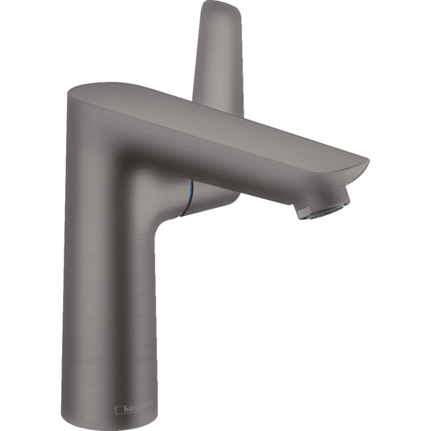 hansgrohe Talis E 浴室單把手面盆龍頭 150帶拉捍落水 Bathroom Single Lever Basin Mixer 150 With Pop-Up Waste Set 睿智黑 Brushed Black Chrome · With Pop-up Drain 71754340