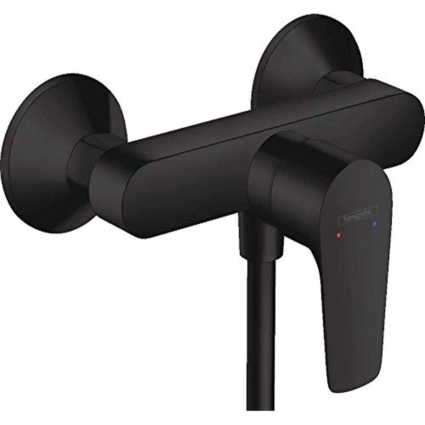 hansgrohe Talis E 單把手浴缸龍頭 Bathroom Single Lever Bath Mixer 摩登黑 - Matt Black · 淋浴龍頭 Shower Mixer 71760670