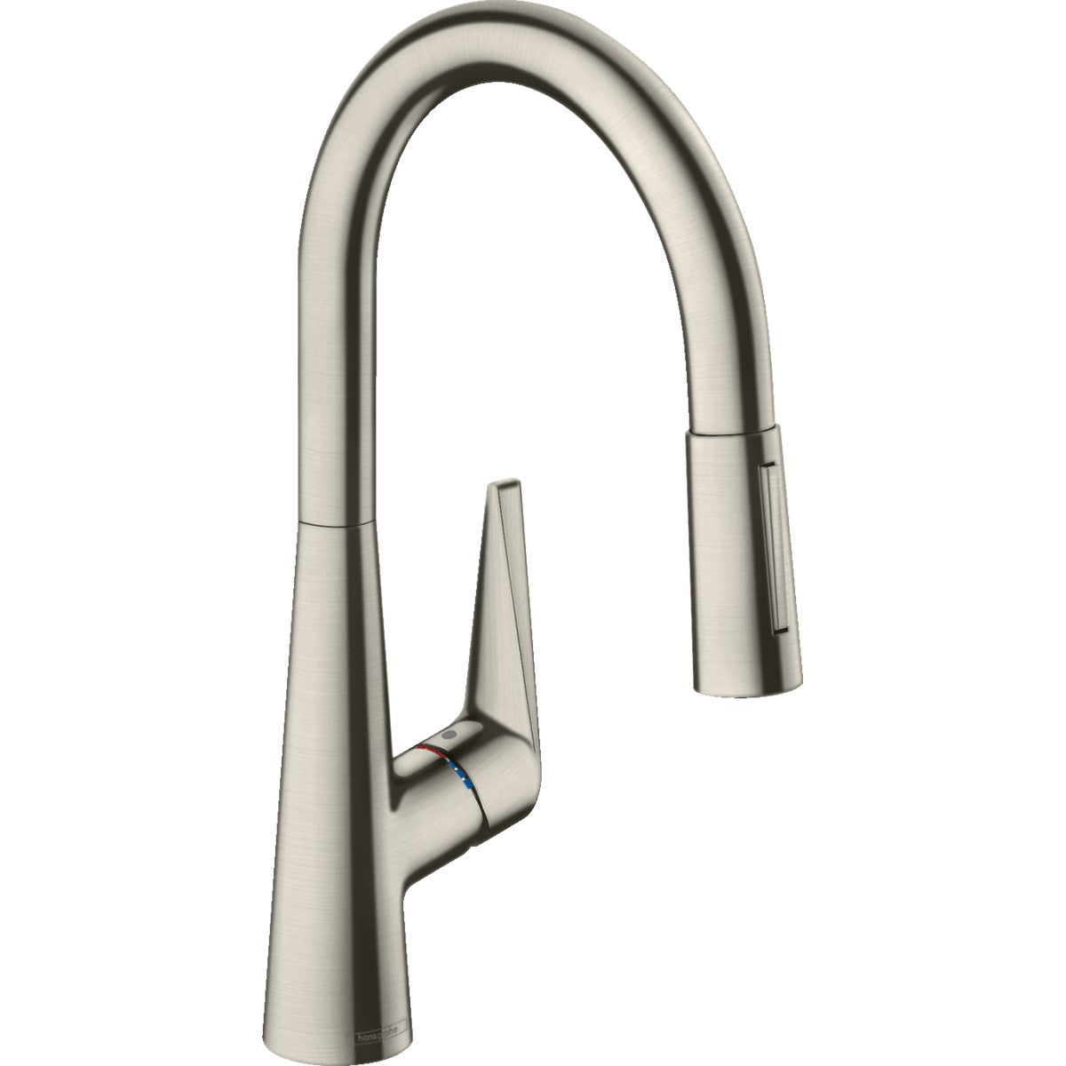 hansgrohe Talis M51 200 Single Lever Kitchen Mixer 200, Pull-Out Spray 不銹鋼拋光 - Stainless steel finish 72813800