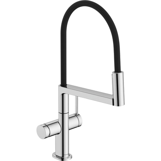 hansgrohe Talis Select M54 單把手廚房龍頭 210 PowderSpray 半專業廚房龍頭 Single Lever Kitchen Mixer 210, PowderSpray, 3jet 鍍鉻 - Chrome 72861000