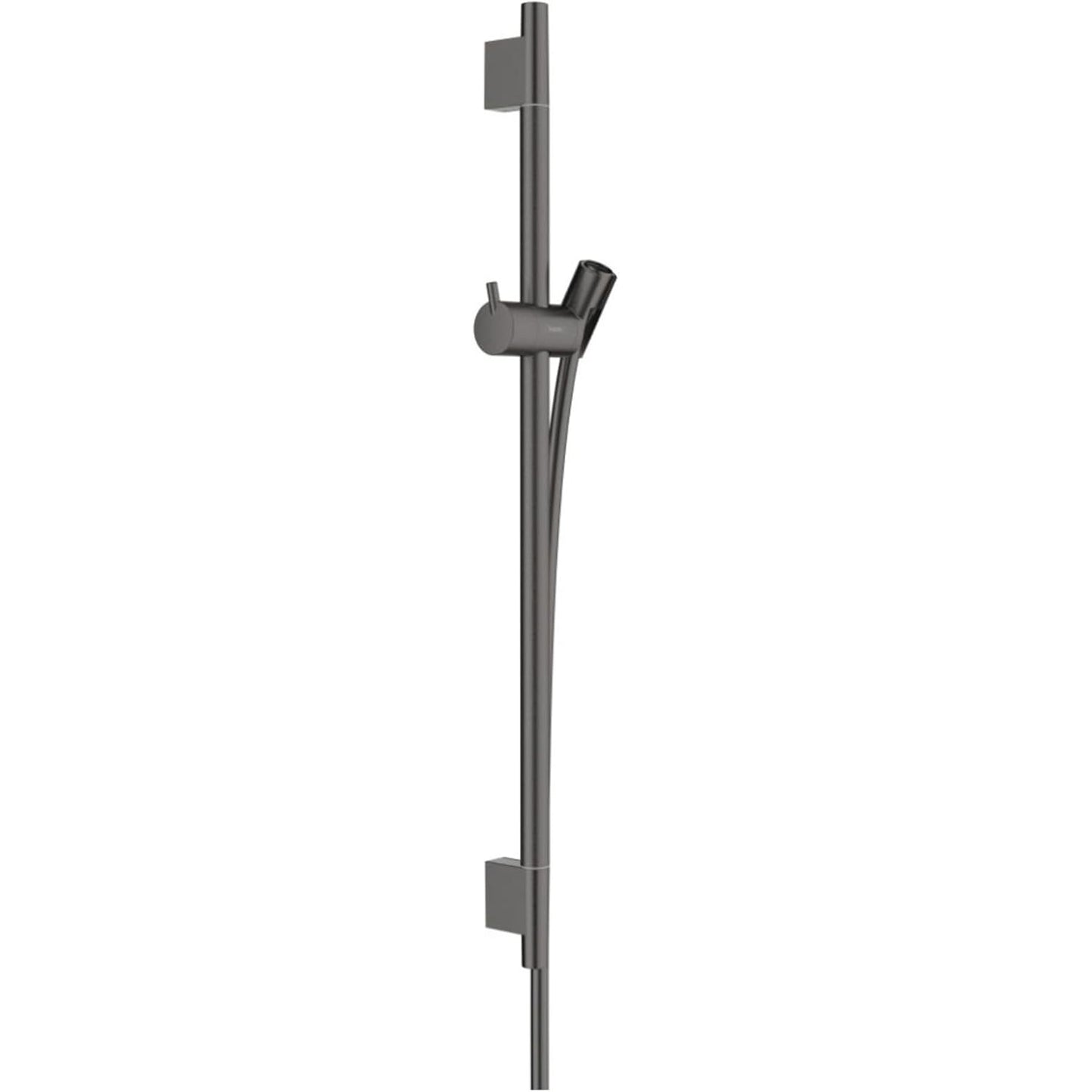hansgrohe Unica Shower bar S Puro 65 cm with Isiflex shower hose 160 cm 睿智黑 Brushed Black Chrome · 0.65m套裝（含花灑軟管）0.65m Set with Shower Hose B07TBTS3MH