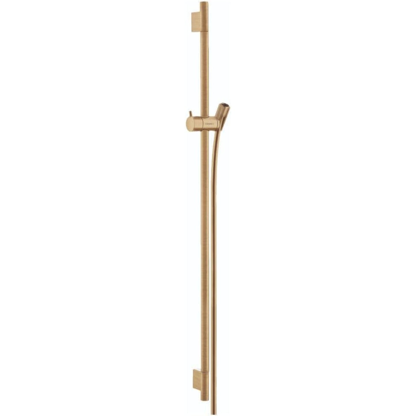 hansgrohe Unica Shower bar S Puro 65 cm with Isiflex shower hose 160 cm 博雅金 Brushed Bronze · 0.9m套裝（含花灑軟管）0.9m Set with Shower Hose B07TBT12H7