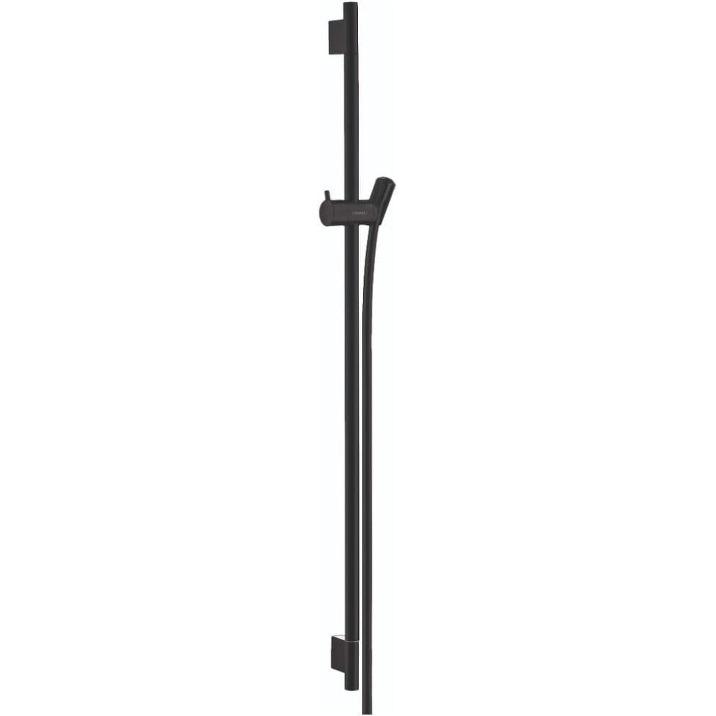 hansgrohe Unica Shower bar S Puro 65 cm with Isiflex shower hose 160 cm 摩登黑 - Matt Black · 0.9m套裝（含花灑軟管）0.9m Set with Shower Hose 28631670