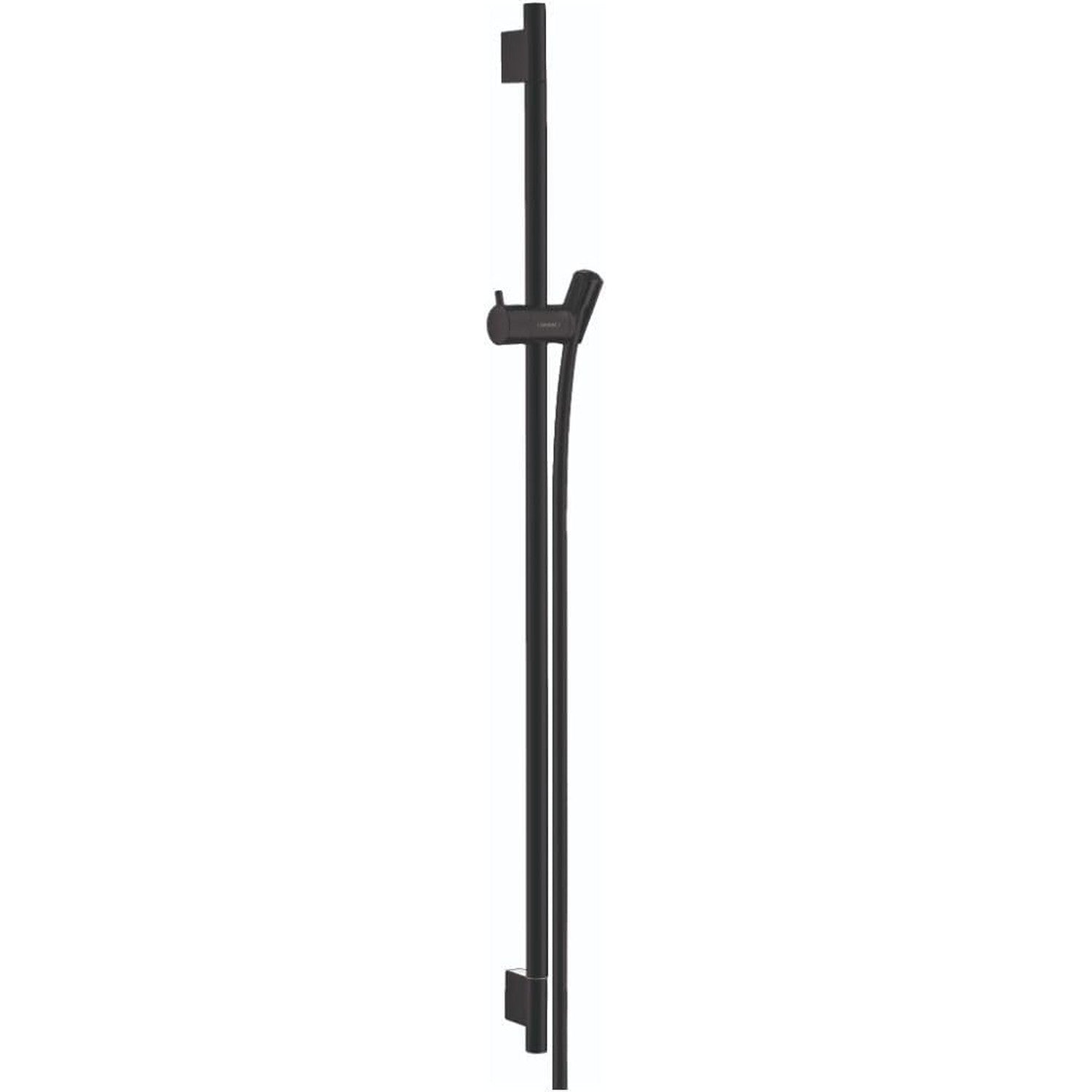 hansgrohe Unica Shower bar S Puro 65 cm with Isiflex shower hose 160 cm 摩登黑 - Matt Black · 0.9m套裝（含花灑軟管）0.9m Set with Shower Hose 28631670