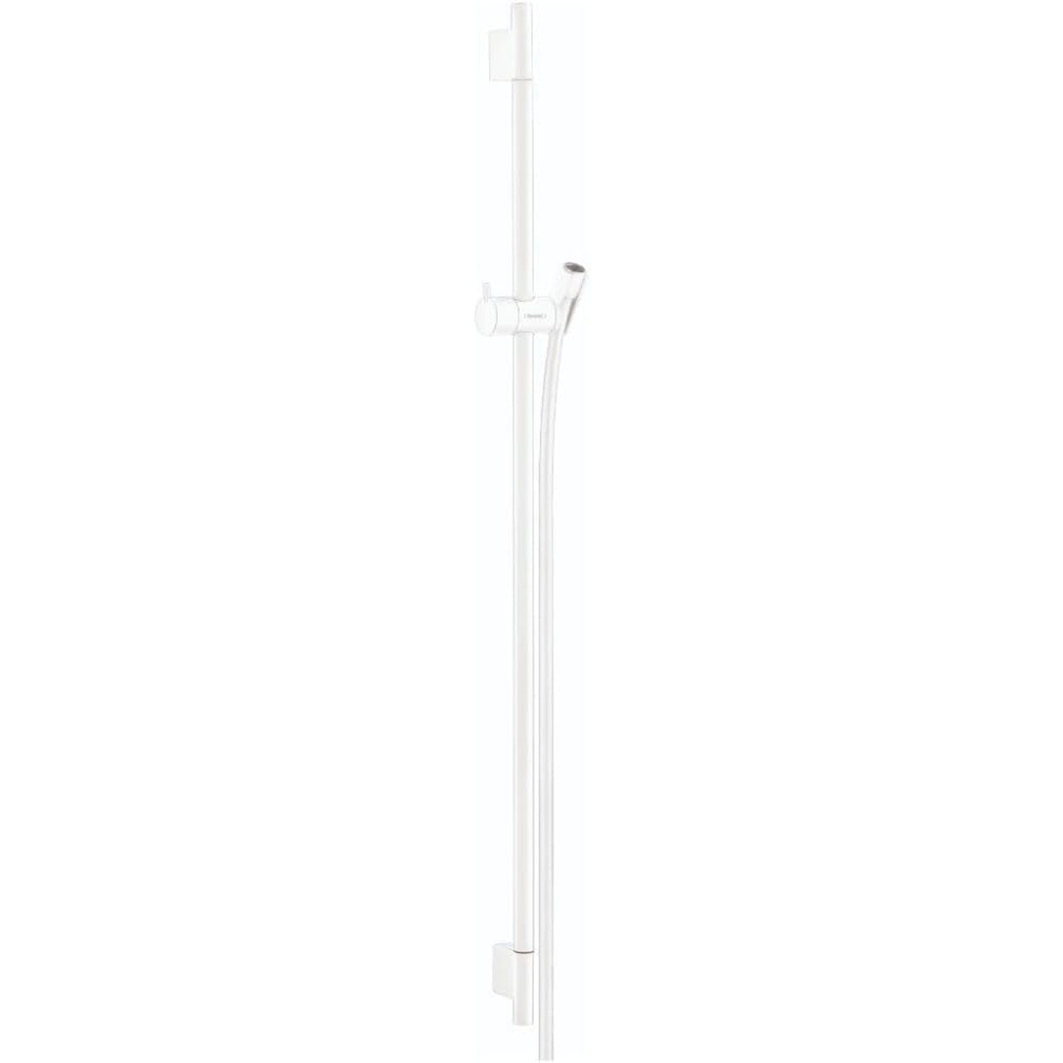 hansgrohe Unica Shower bar S Puro 65 cm with Isiflex shower hose 160 cm 前衛白 Matt White · 0.9m套裝（含花灑軟管）0.9m Set with Shower Hose B07T9TZX2B