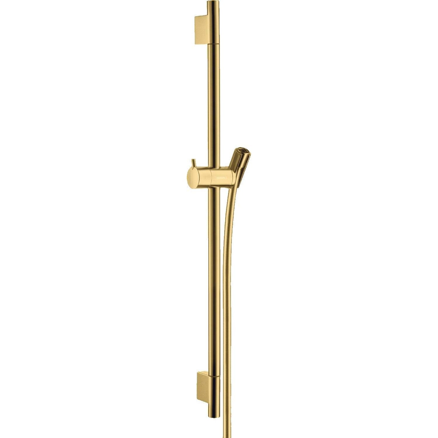 hansgrohe Unica Shower bar S Puro 65 cm with Isiflex shower hose 160 cm 奢華金 Polished Gold Optic · 0.65m套裝（含花灑軟管）0.65m Set with Shower Hose B07T8QDDG4