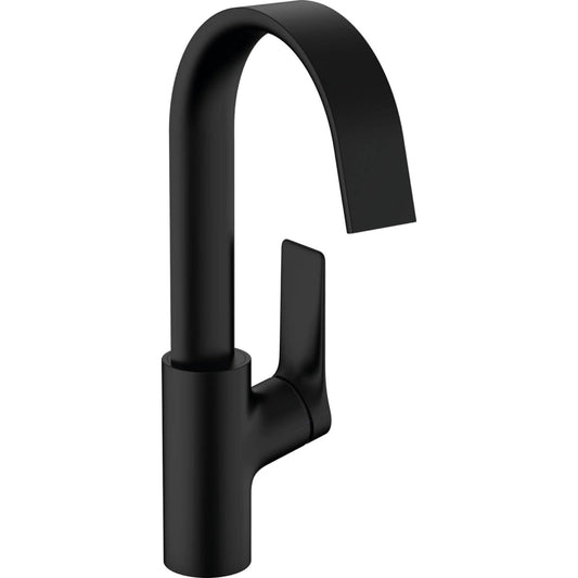 hansgrohe Vivenis 浴室單把手面盆龍頭带旋轉出水嘴 Bathroom Single-Lever Basin Mixer 210 with swivel spout 摩登黑 - Matt Black Hong Kong
