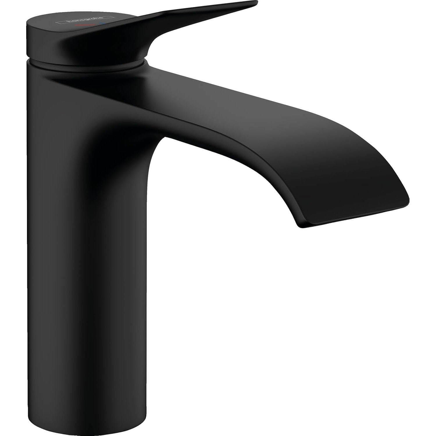hansgrohe Vivenis 浴室單把手面盆龍頭 Bathroom Single-Lever Basin Mixer 110 without waste set 摩登黑 - Matt Black · Without Drain + Eco 75024670