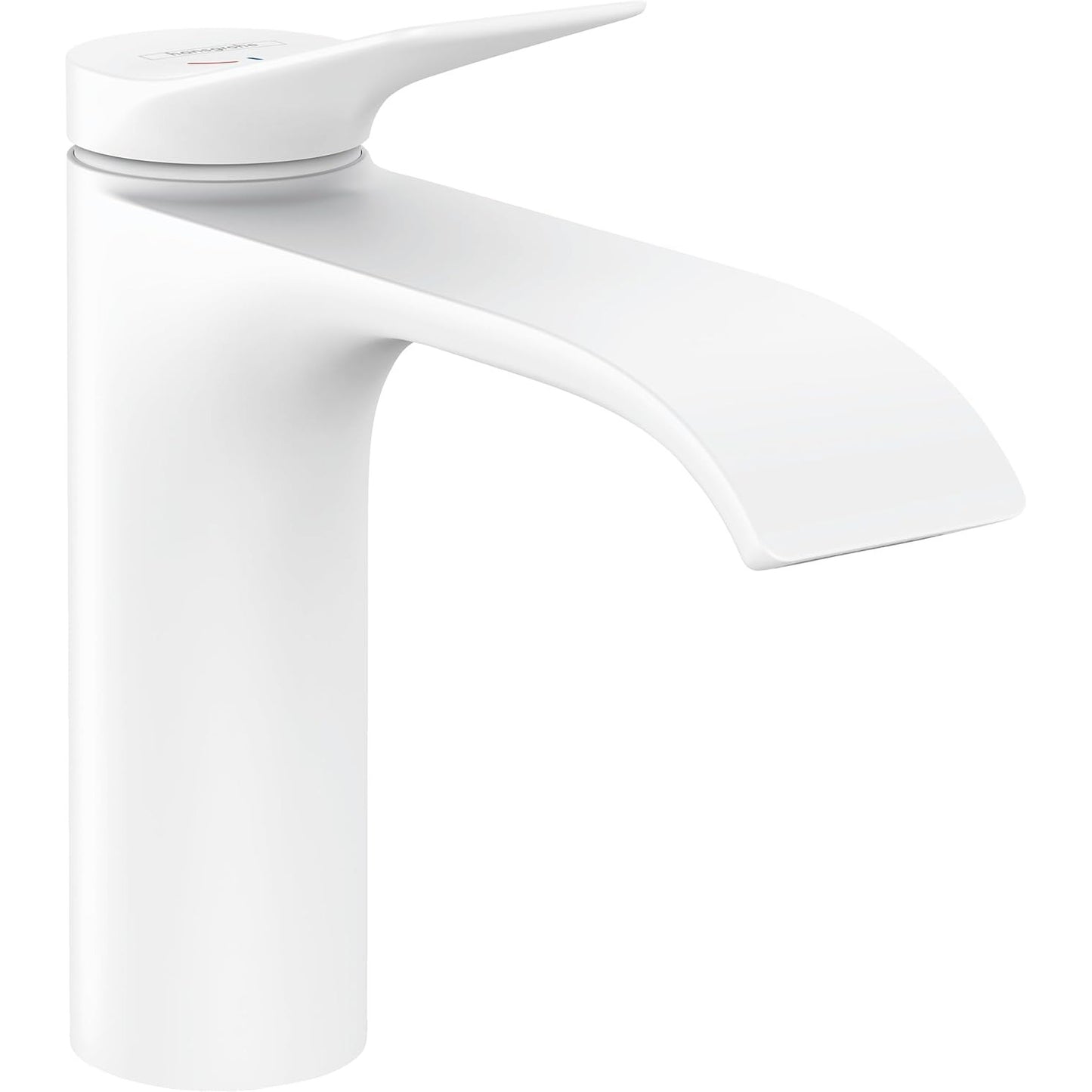 hansgrohe Vivenis 浴室單把手面盆龍頭 Bathroom Single-Lever Basin Mixer 110 without waste set 啞光白 Matt White · Without Drain + Eco 75024700