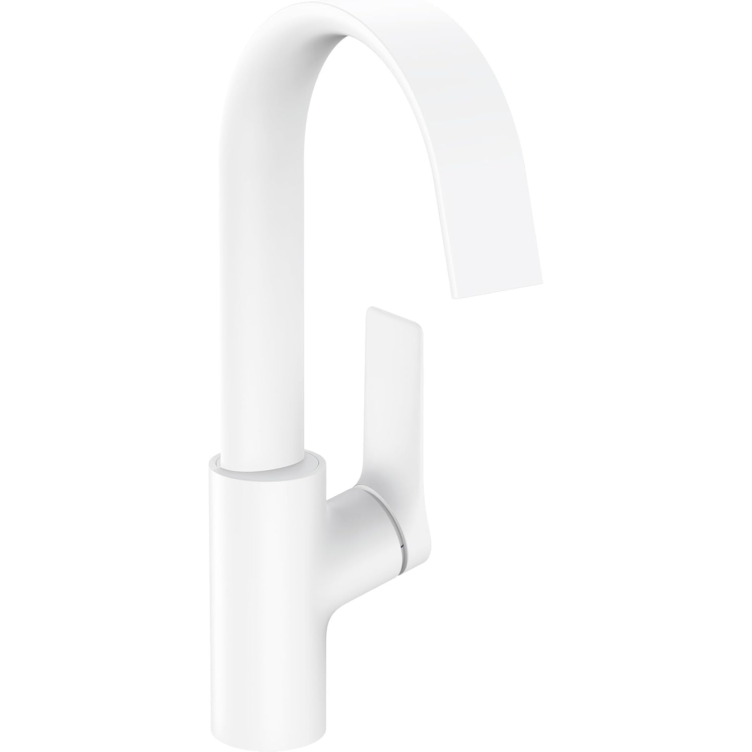 hansgrohe Vivenis 浴室單把手面盆龍頭带旋轉出水嘴 Bathroom Single-Lever Basin Mixer 210 with swivel spout 啞光白 Matt White 75030700