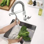 將圖片載入圖庫檢視器 Eurocube 廚房單把手龍頭 Kitchen Single-Lever Sink Mixer-Grohe-Home Manner
