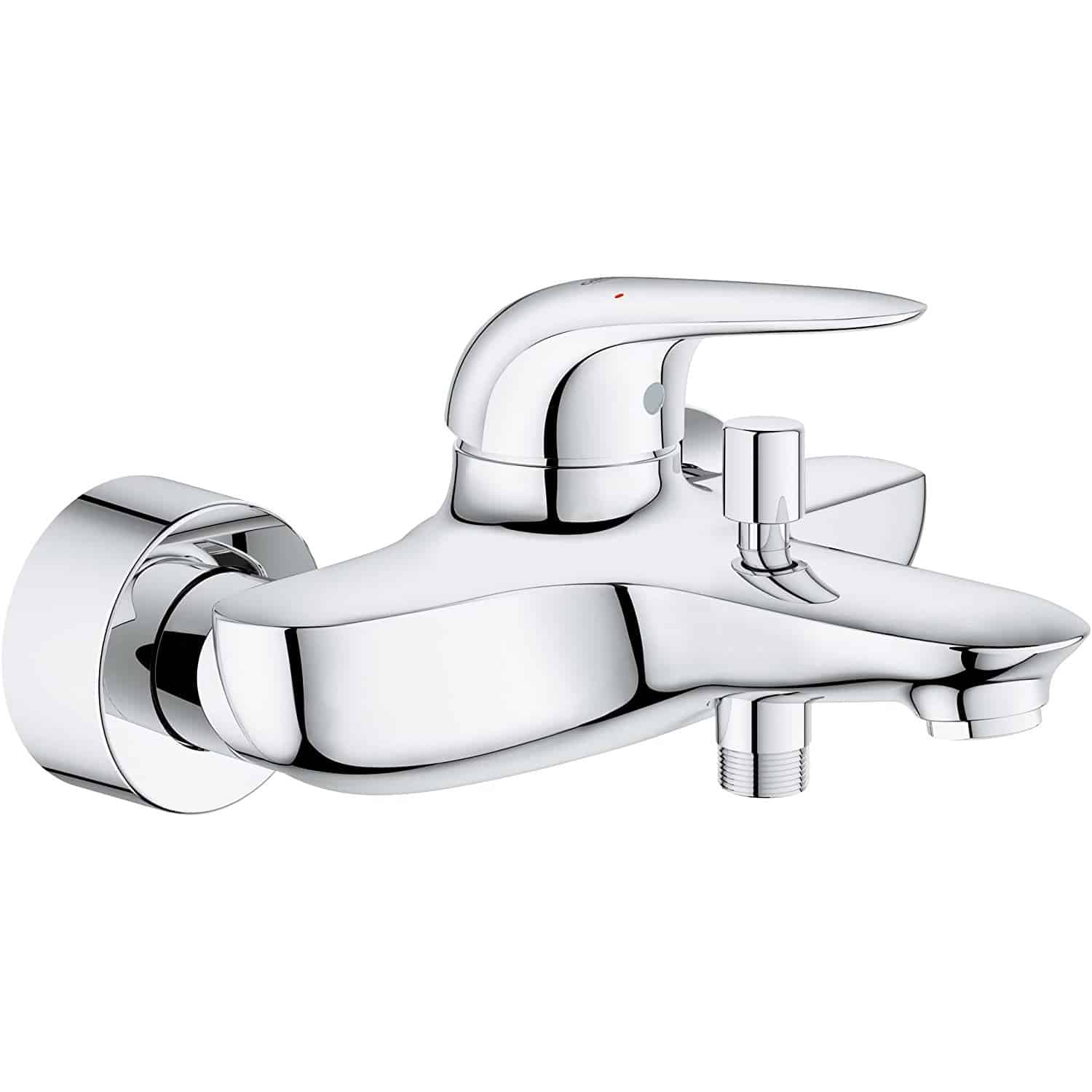 Eurostyle 浴室單把手浴缸混合龍頭實心手柄 Bathroom Single-Lever Bath/Shower Mixer Solid Lever-Grohe-23726003-Home Manner