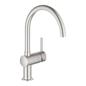 Minta 廚房單把手龍頭C型 Kitchen Single-Lever Sink Mixer C-Shaped-Grohe-32917DC0-Home Manner